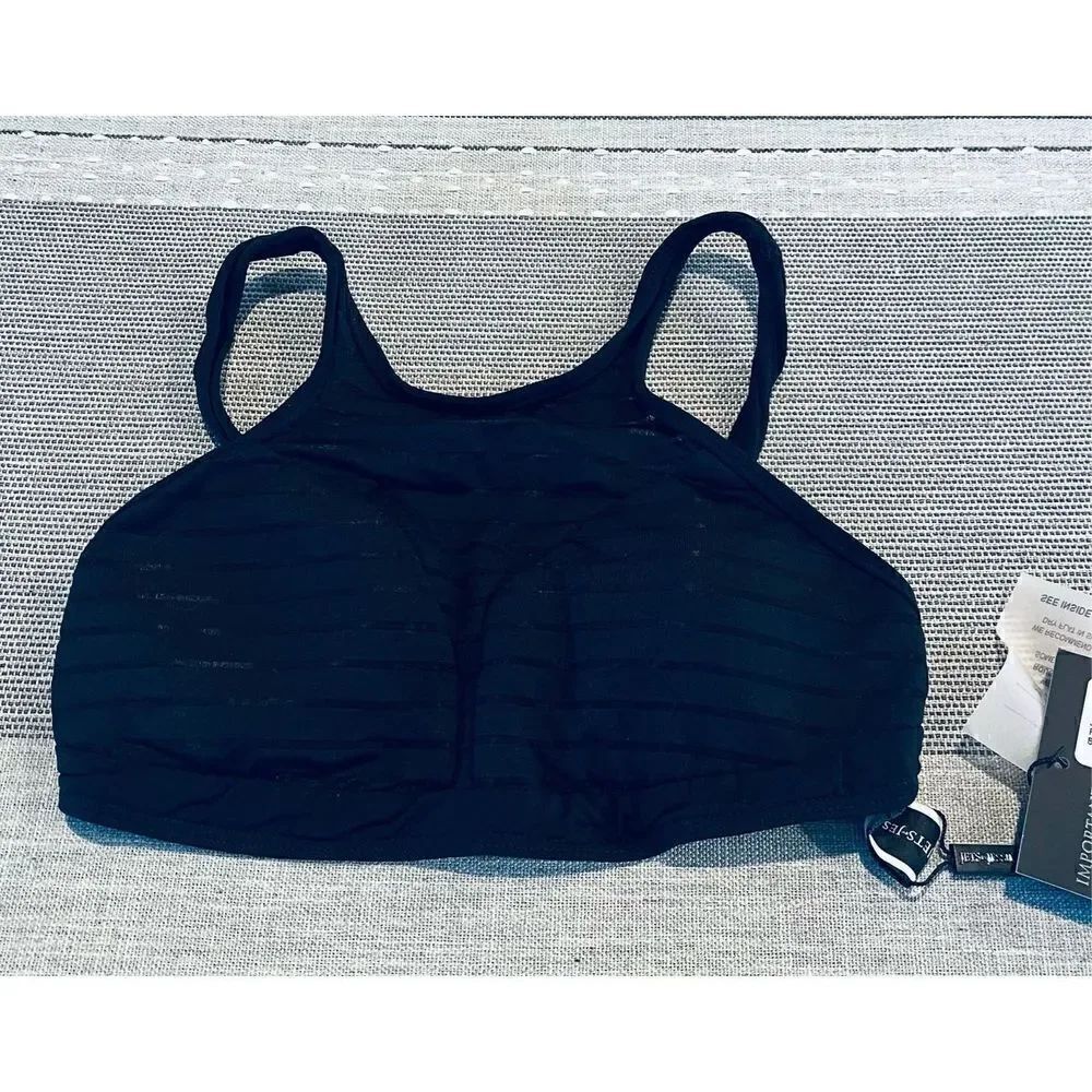 Jets by Jessika Allen Women's Parallels High Neck Bikini Top